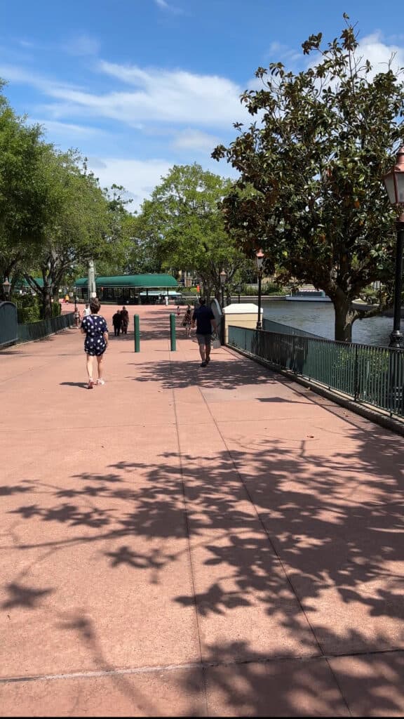 Walk to Epcot from Disney's Beach Club Resort