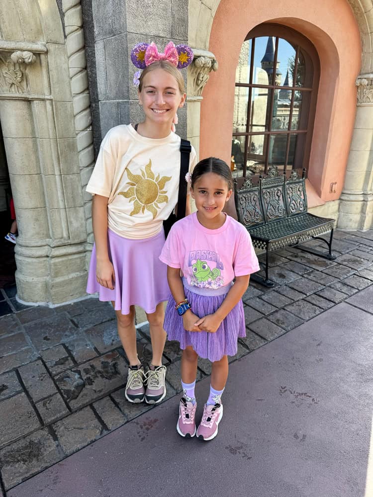 Tangled outfits at Magic Kingdom