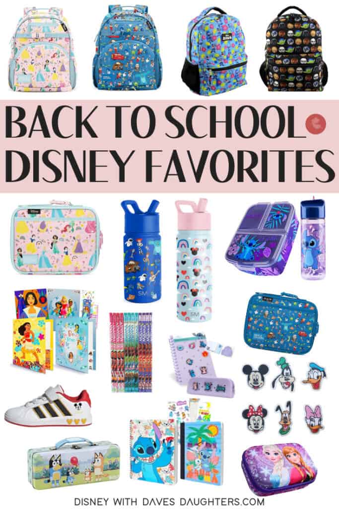 Disney Back To School supplies