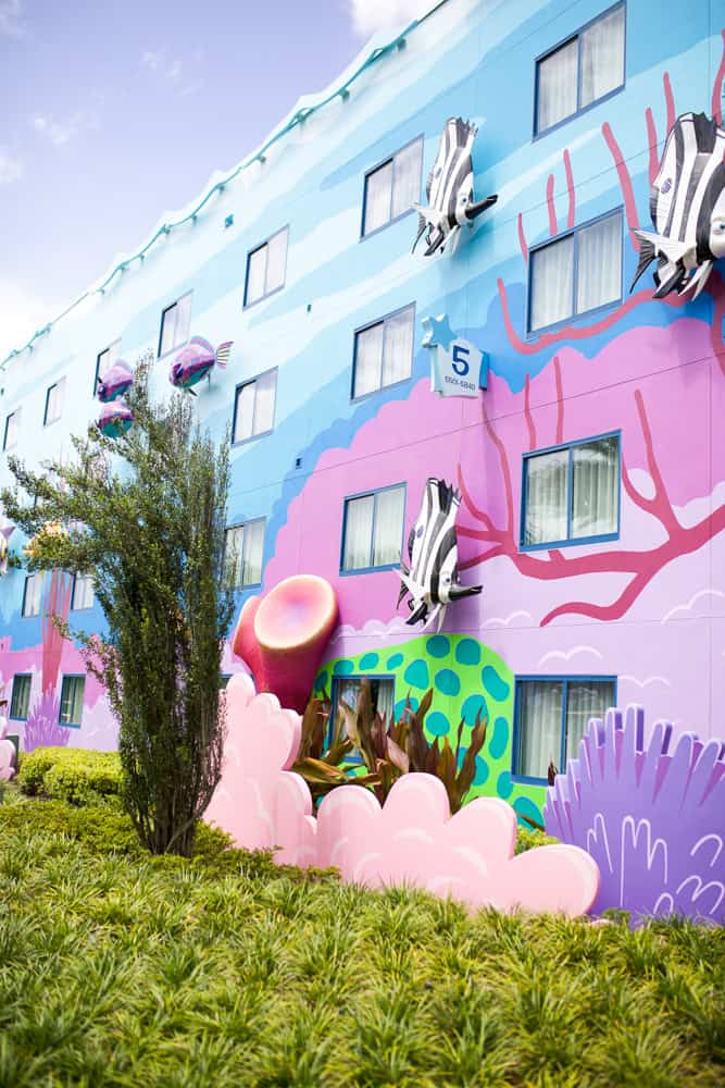 Disney's Art of Animation Finding Nemo Section buildings