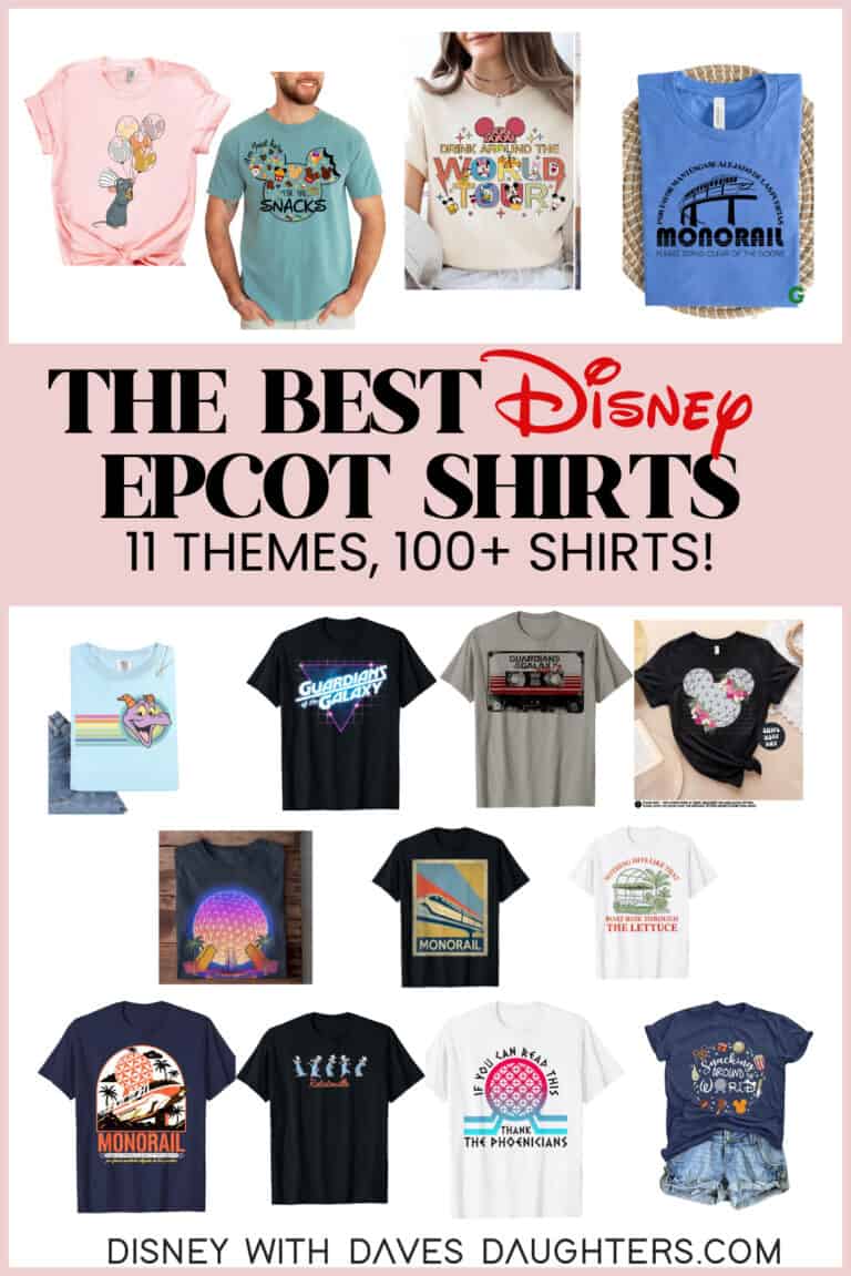 Epcot outfit ideas and Disney shirt ideas for men and women