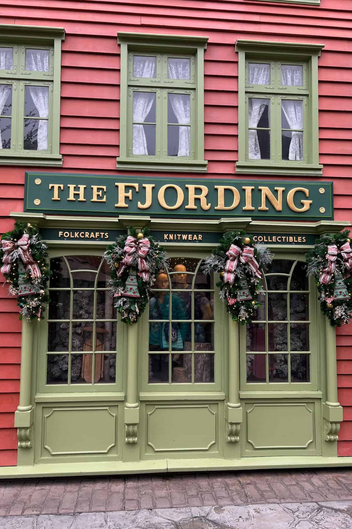 The fjording christmas decorations EPCOT